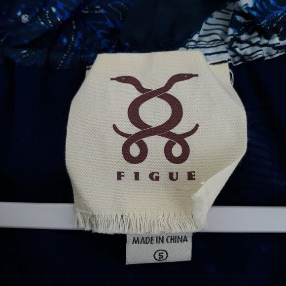 Figue Silk Floral Shift Dress S Lightweight Office Date Night Dark Romantic - Picture 9 of 10